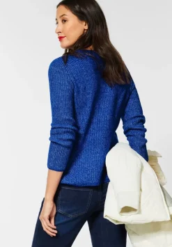 Pullover Mit Waffelstruktur