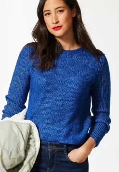 Pullover Mit Waffelstruktur