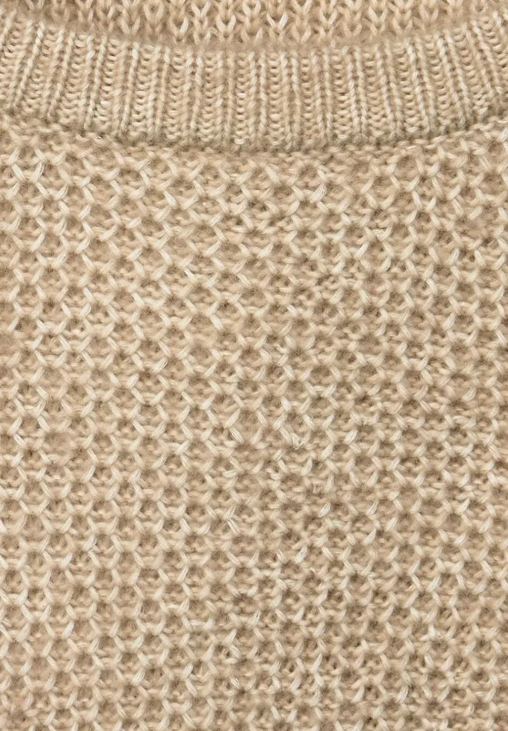 Pullover Mit Waffelstruktur