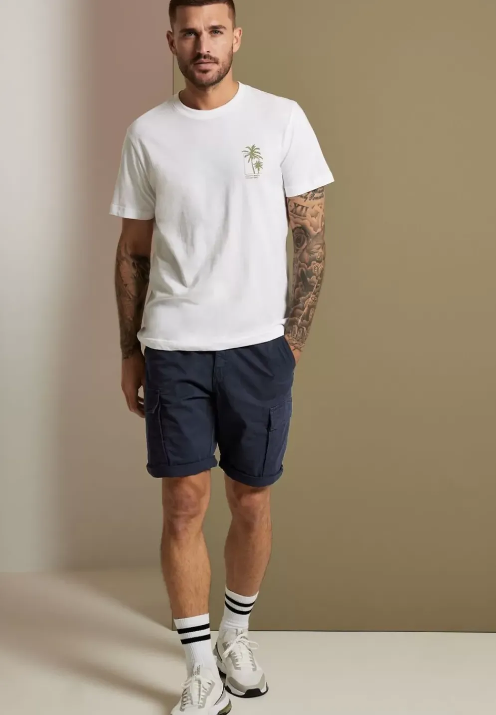 Regular Fit Cargo Bermuda