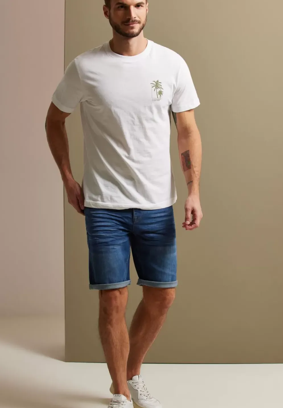 Regular Fit Jeansshorts