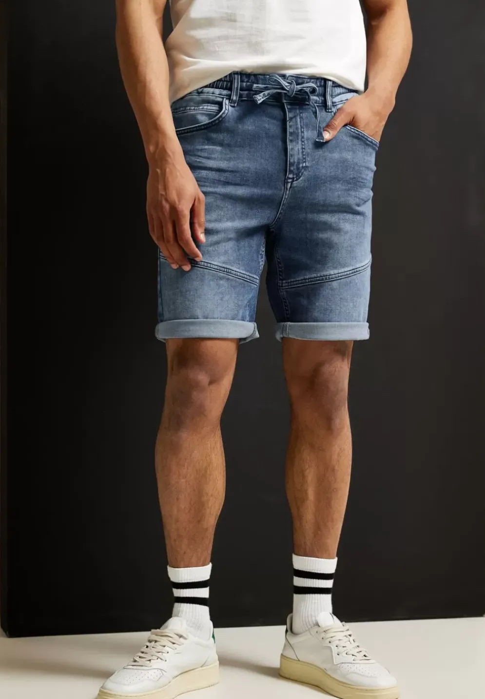 Relaxed Fit Jeansshorts