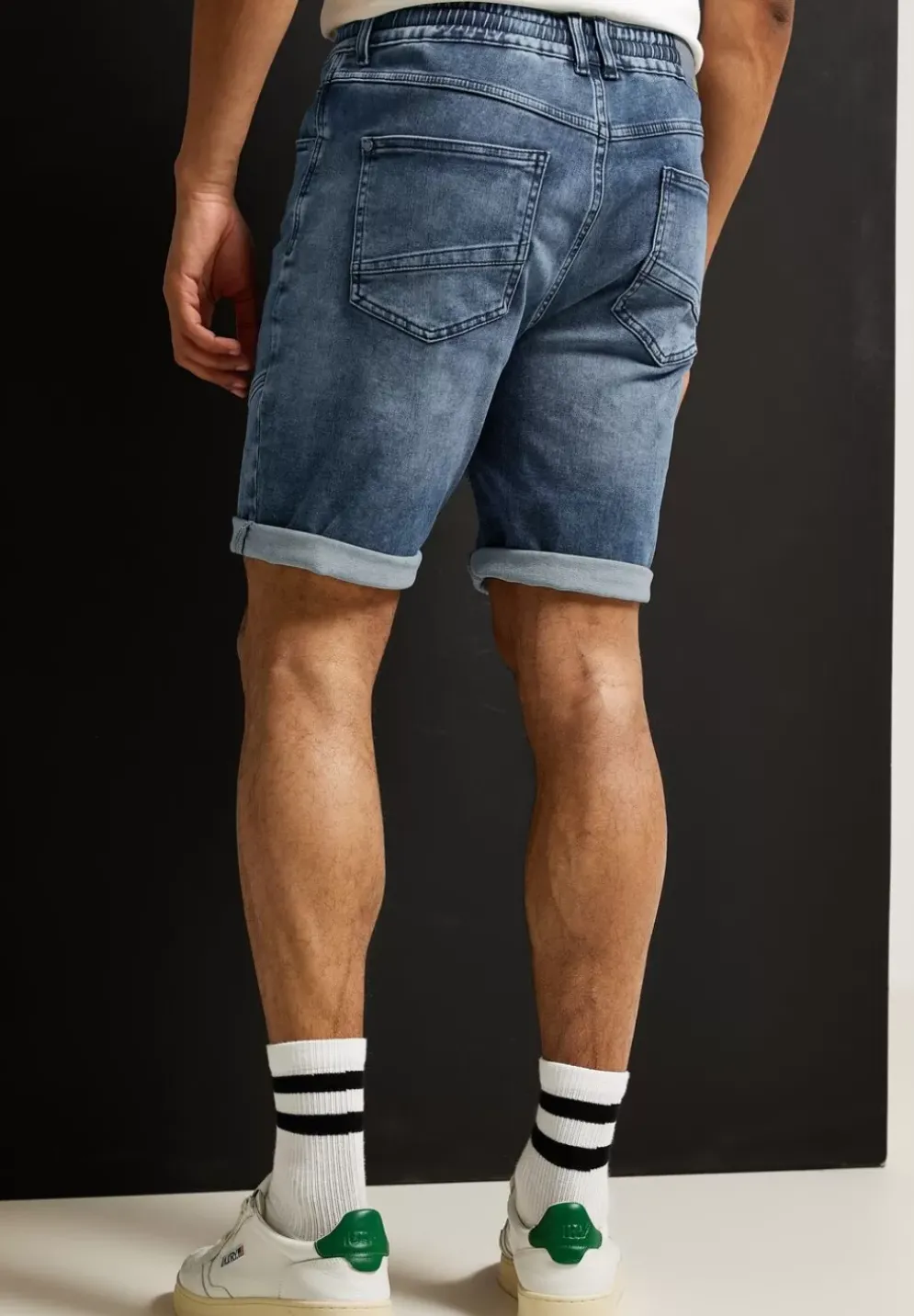 Relaxed Fit Jeansshorts