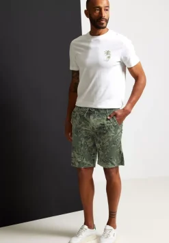 Relaxed Fit Print Shorts