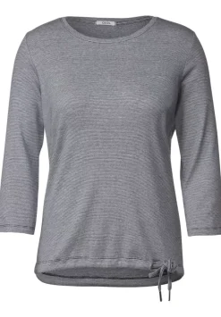 Rippshirt Mit 3/4 Armel