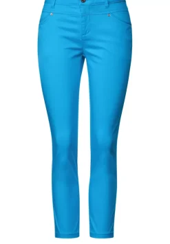 Satinierte Casual Fit Hose