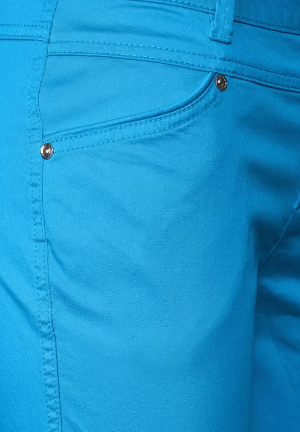 Satinierte Casual Fit Hose