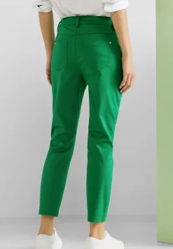 Satinierte Casual Fit Hose