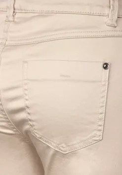 Satinierte Casual Fit Hose