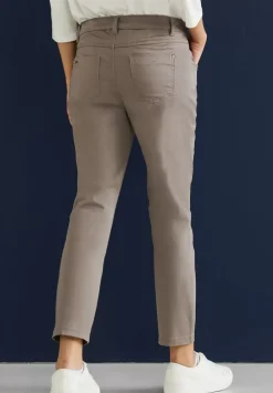 Satinierte Casual Fit Hose