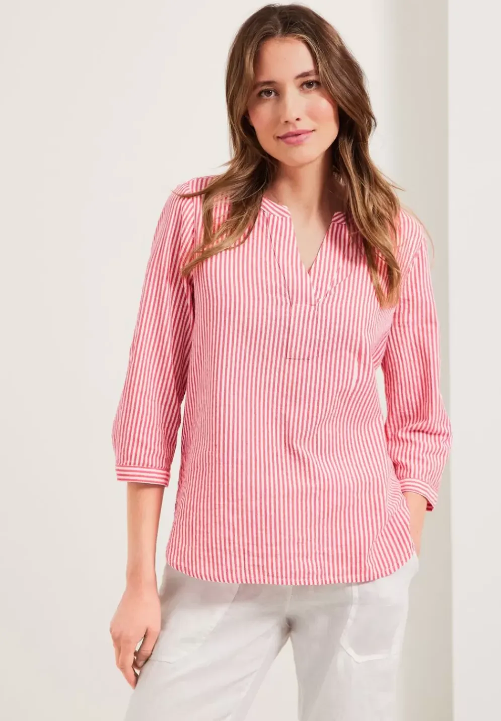 Seersucker Bluse