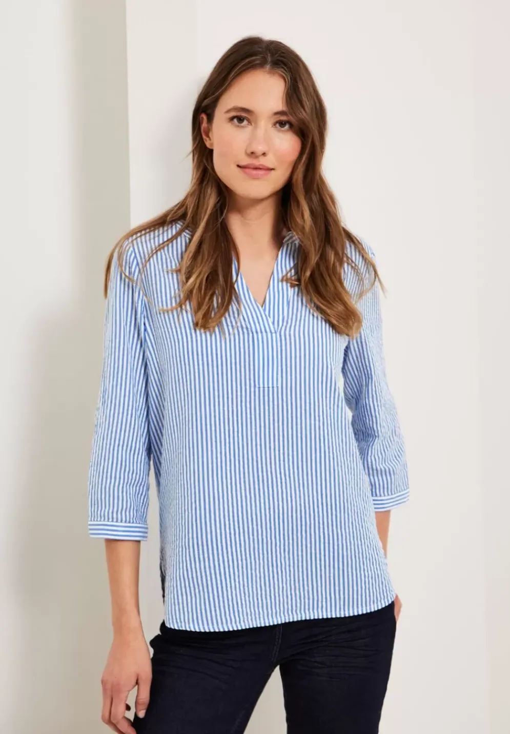 Seersucker Bluse