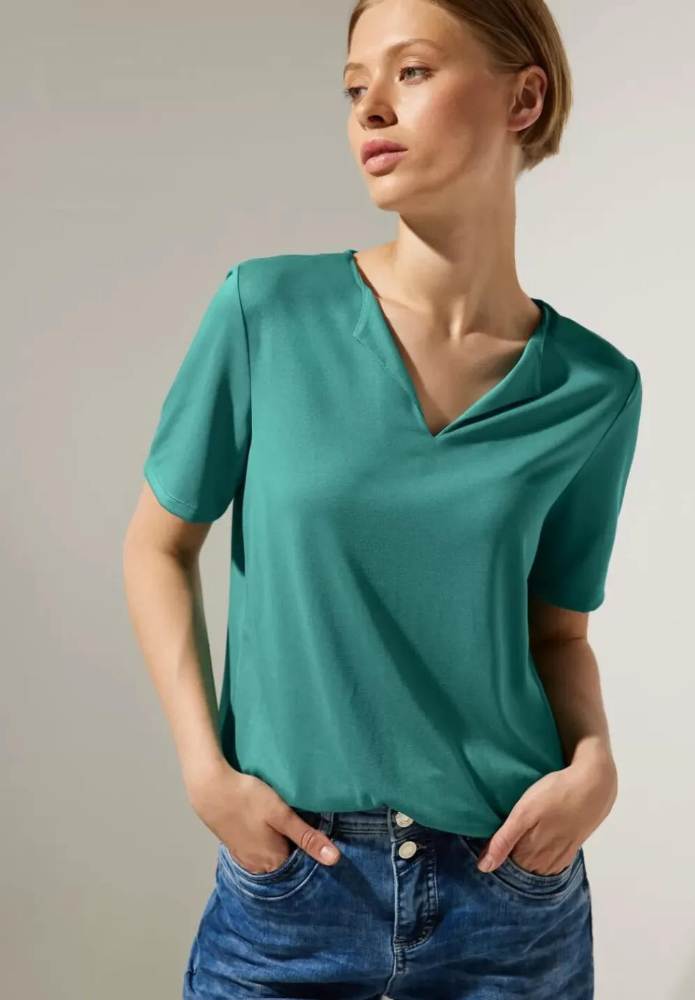 Seidenlook Shirt