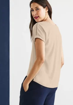 Seidenlook T-Shirt