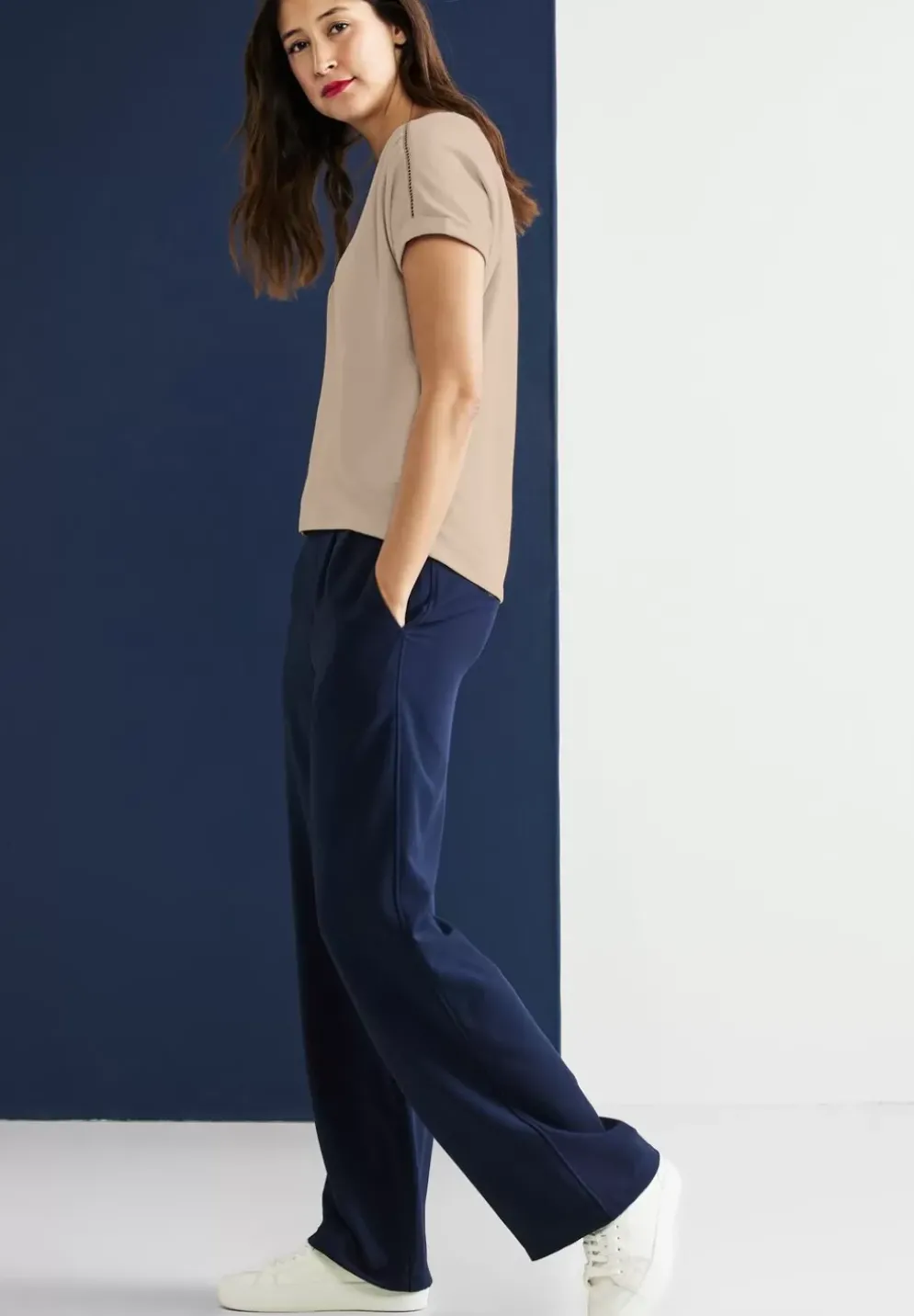 Seidenlook T-Shirt