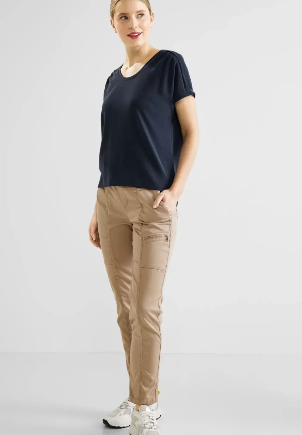 Seidenlook T-Shirt
