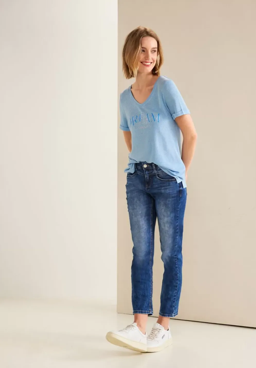 Shiny T-Shirt Mit Wording