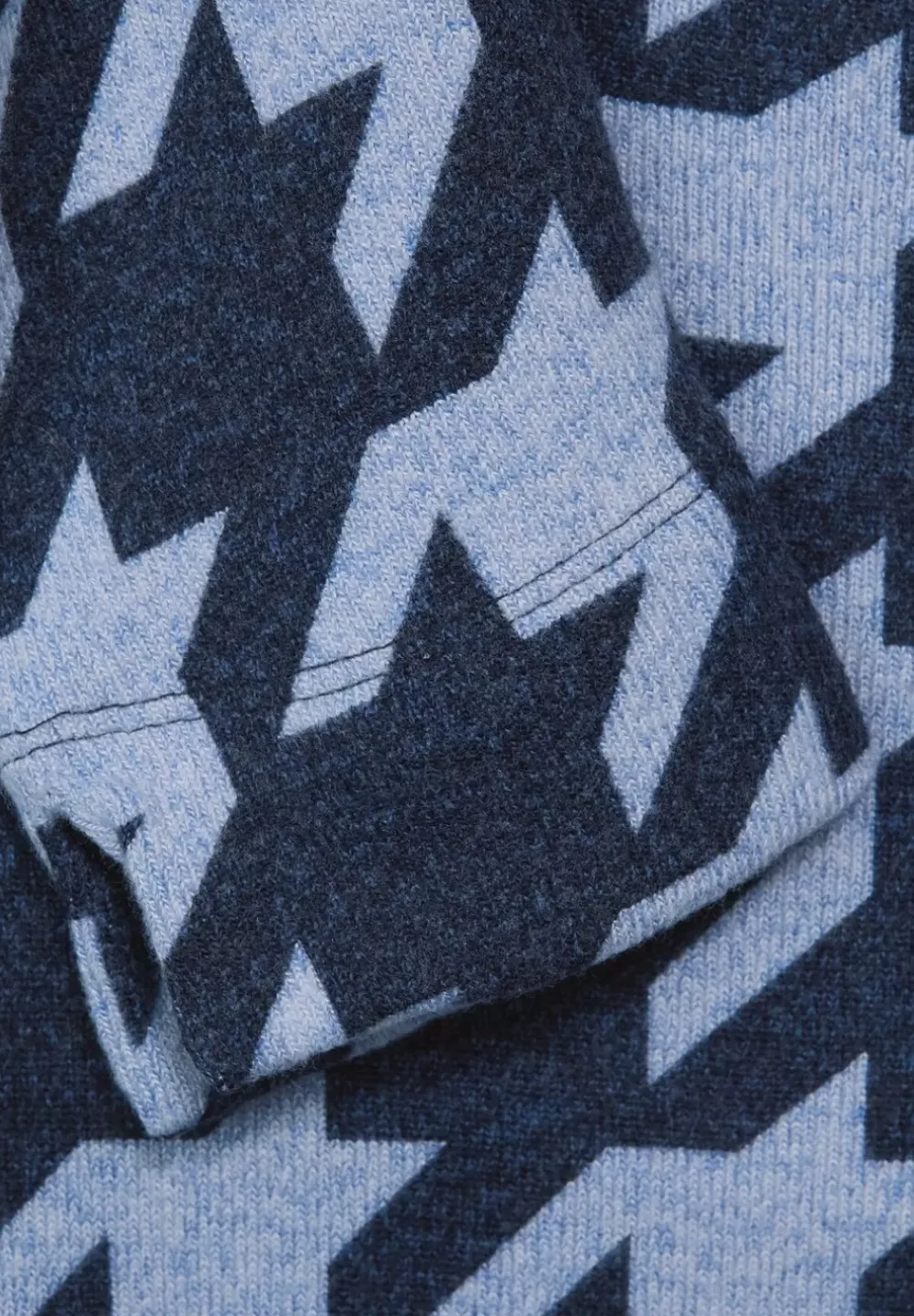 Shirt Im Hahnentritt Print