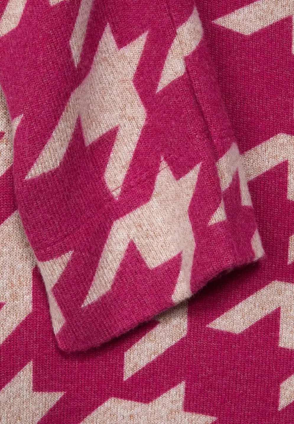 Shirt Im Hahnentritt Print