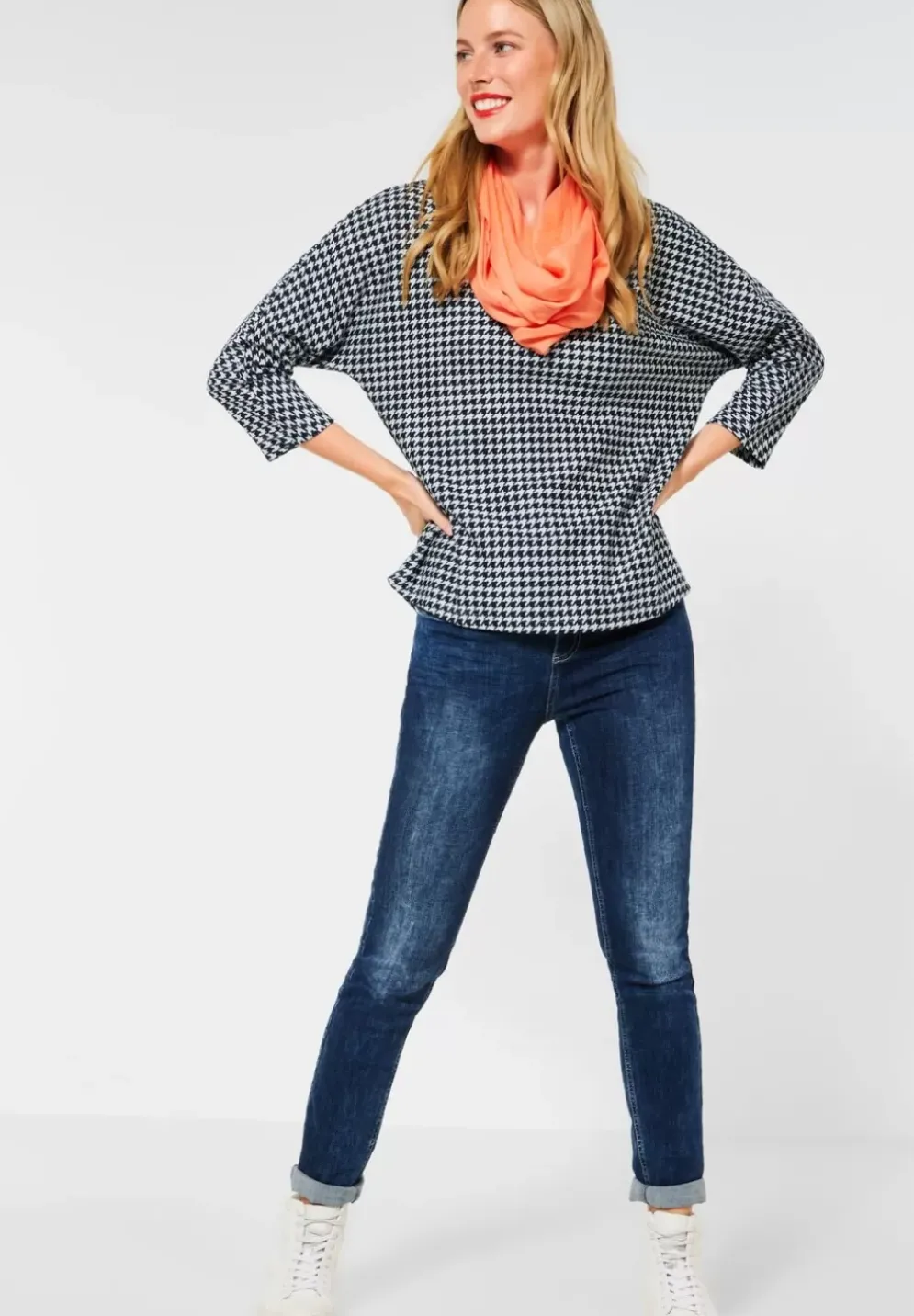 Shirt Im Jacquard Muster
