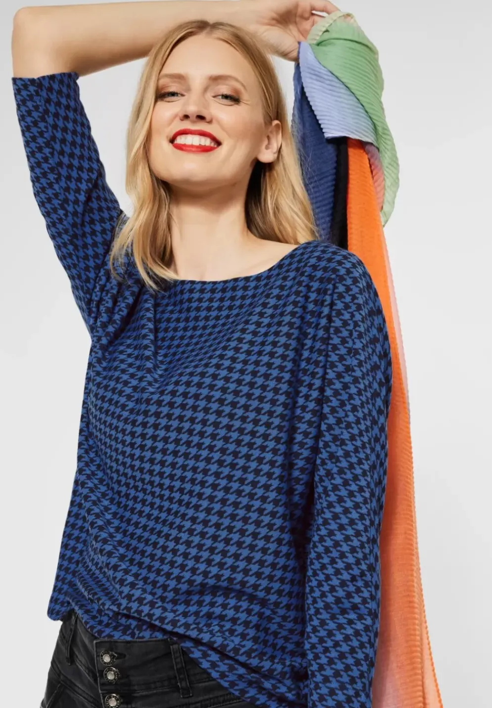 Shirt Im Jacquard Muster