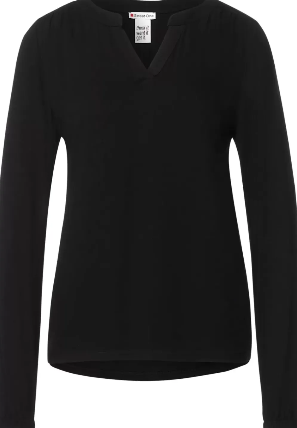 Shirt Im Materialmix
