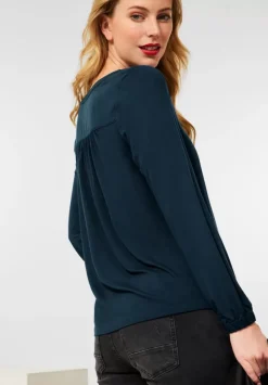 Shirt Im Materialmix
