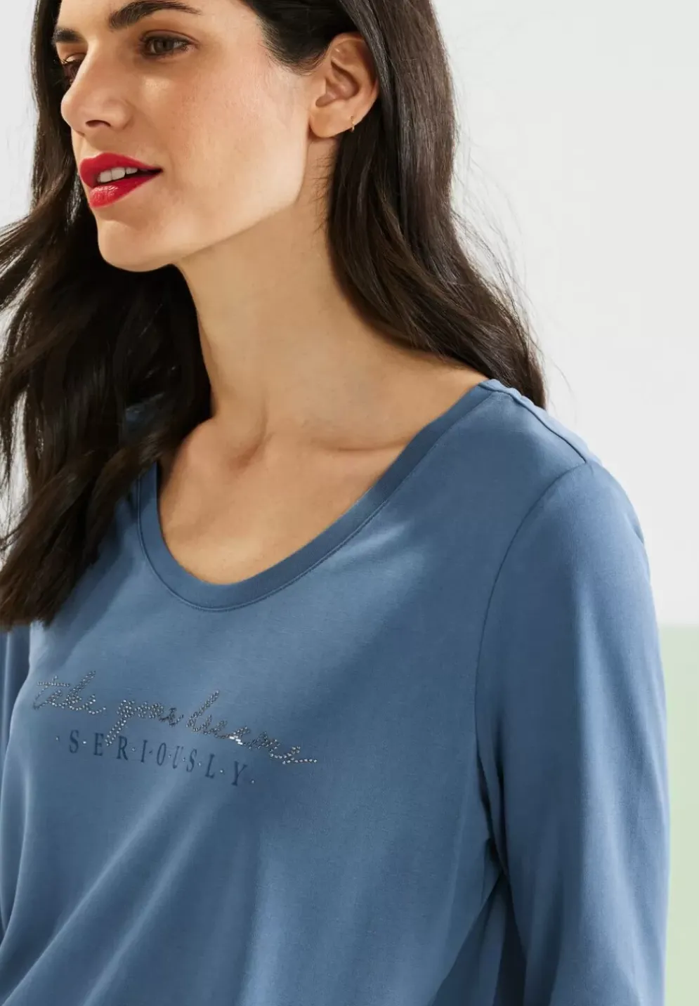 Shirt Im Seiden Look