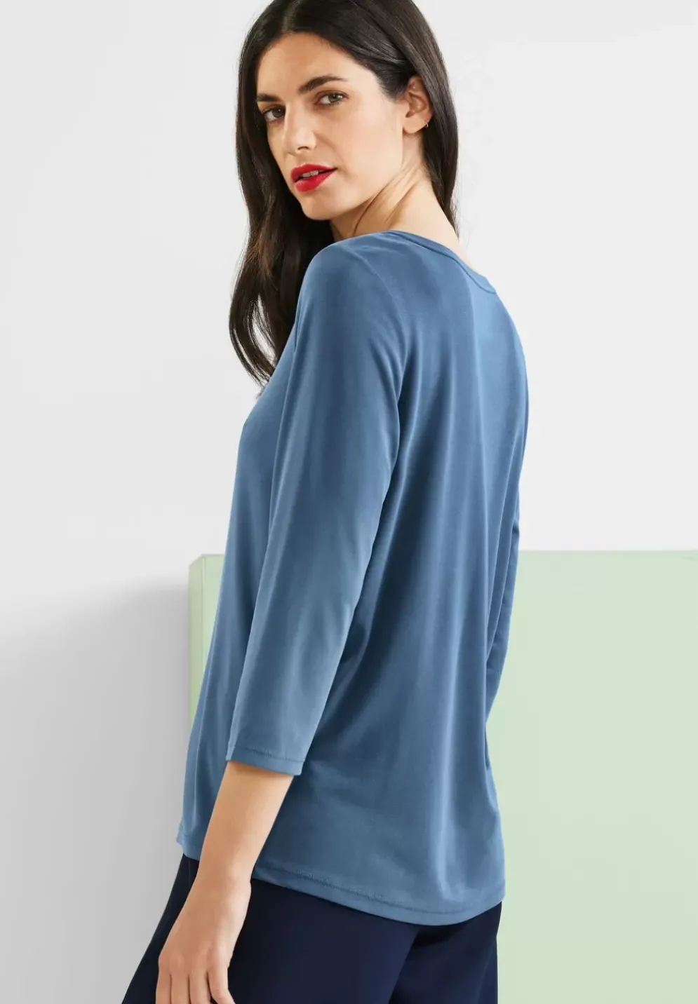 Shirt Im Seiden Look