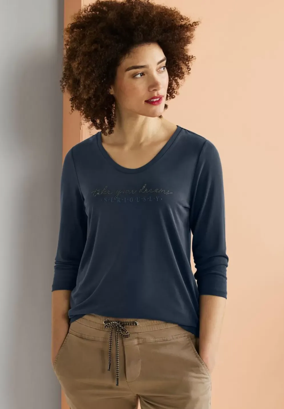 Shirt Im Seiden Look