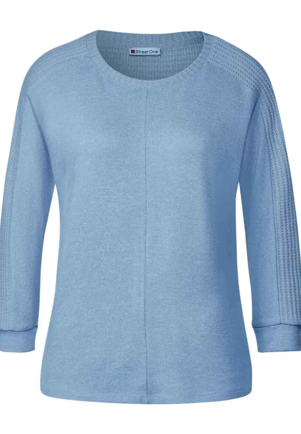 Shirt Im Strukturmix