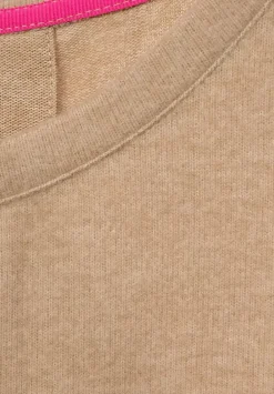 Shirt In Melange Optik