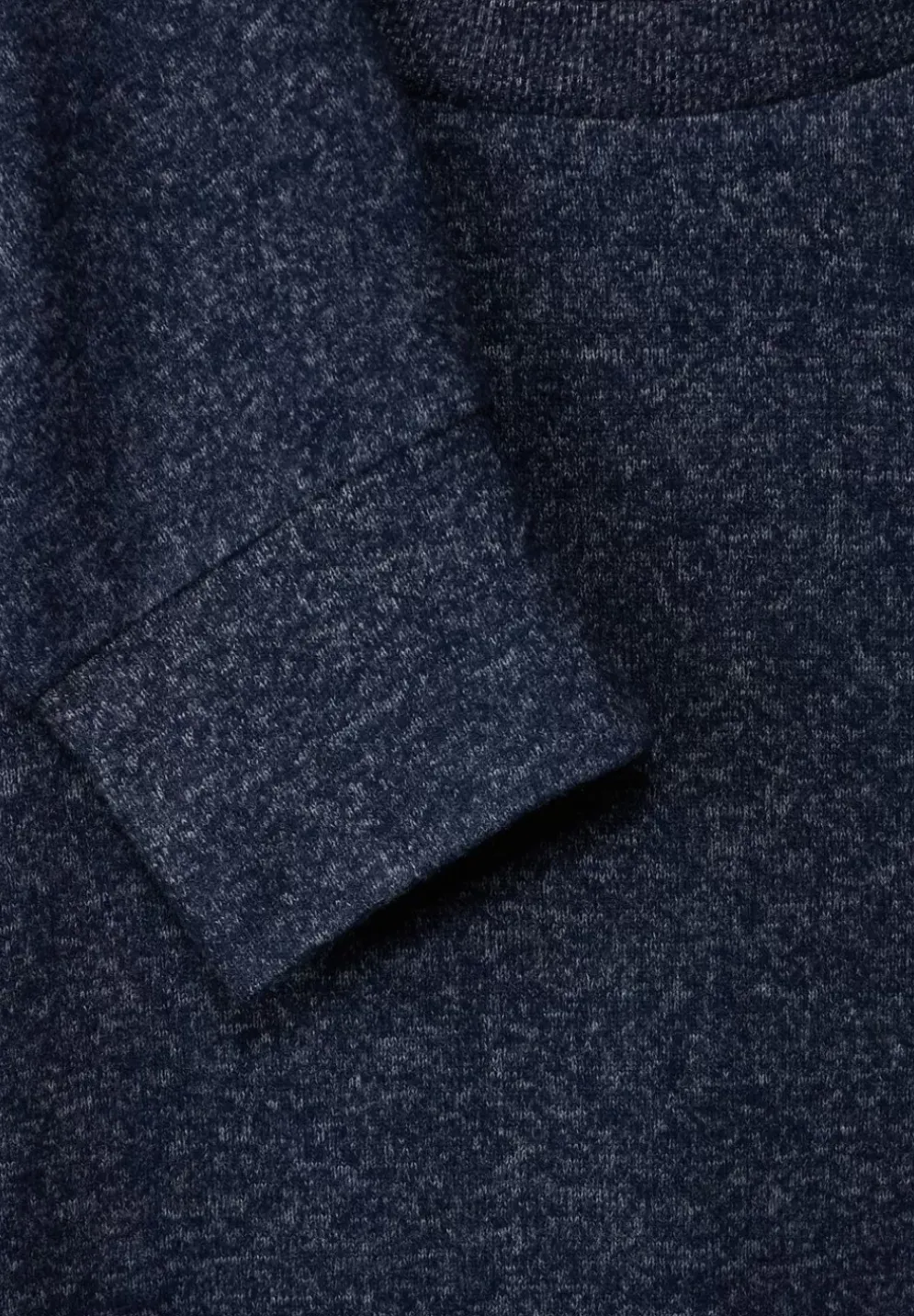 Shirt In Melange Optik