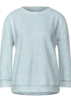 Shirt In Melange Optik