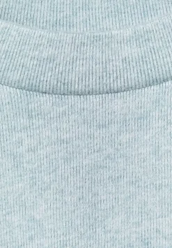 Shirt In Melange Optik