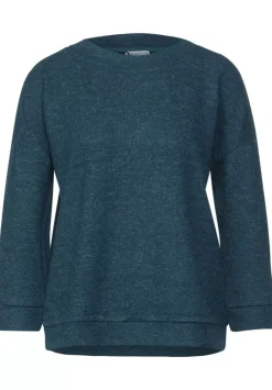 Shirt In Melange Optik