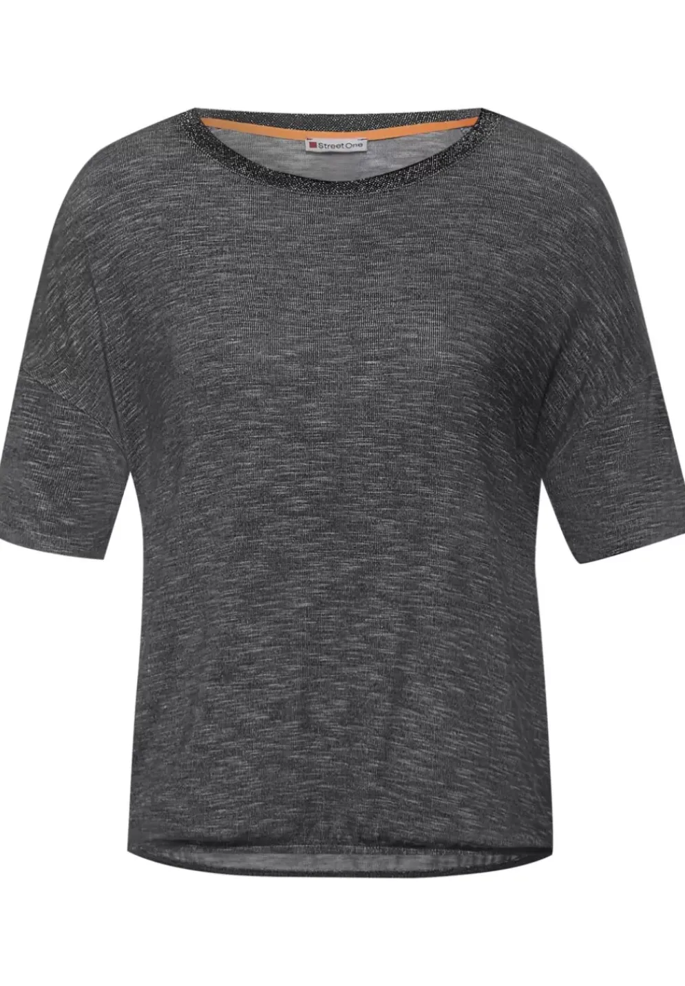 Shirt In Melangeoptik