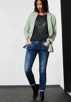 Shirt In Seidenoptik