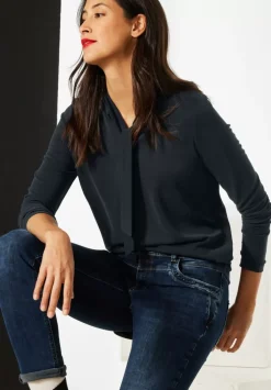 Shirt In Seidenoptik