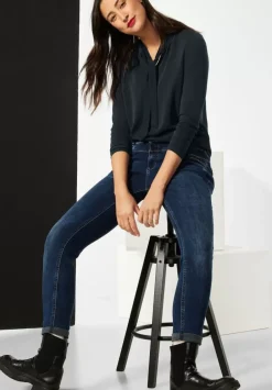 Shirt In Seidenoptik