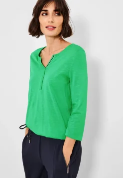 Shirt In Unifarbe