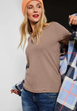 Shirt In Unifarbe