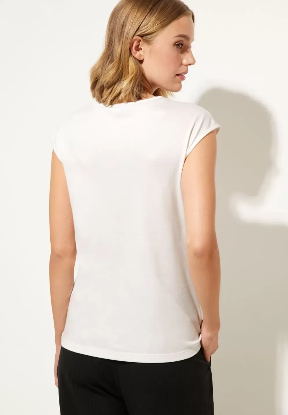 Shirt In Unifarbe