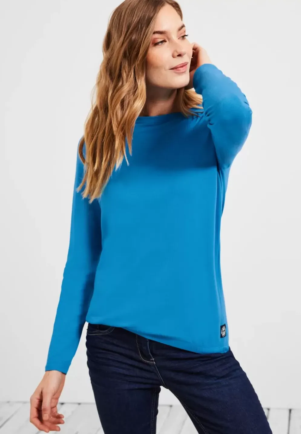 Shirt In Unifarbe