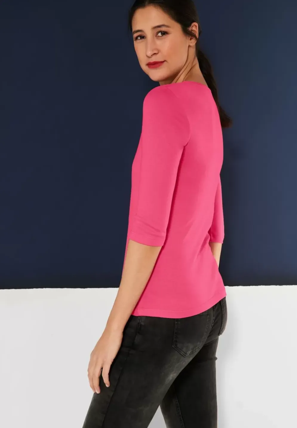Shirt In Unifarbe