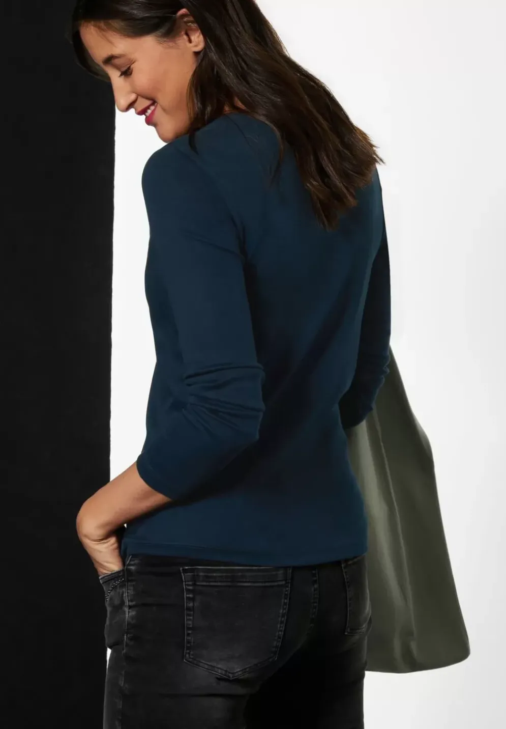Shirt In Unifarbe