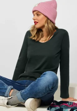 Shirt In Unifarbe