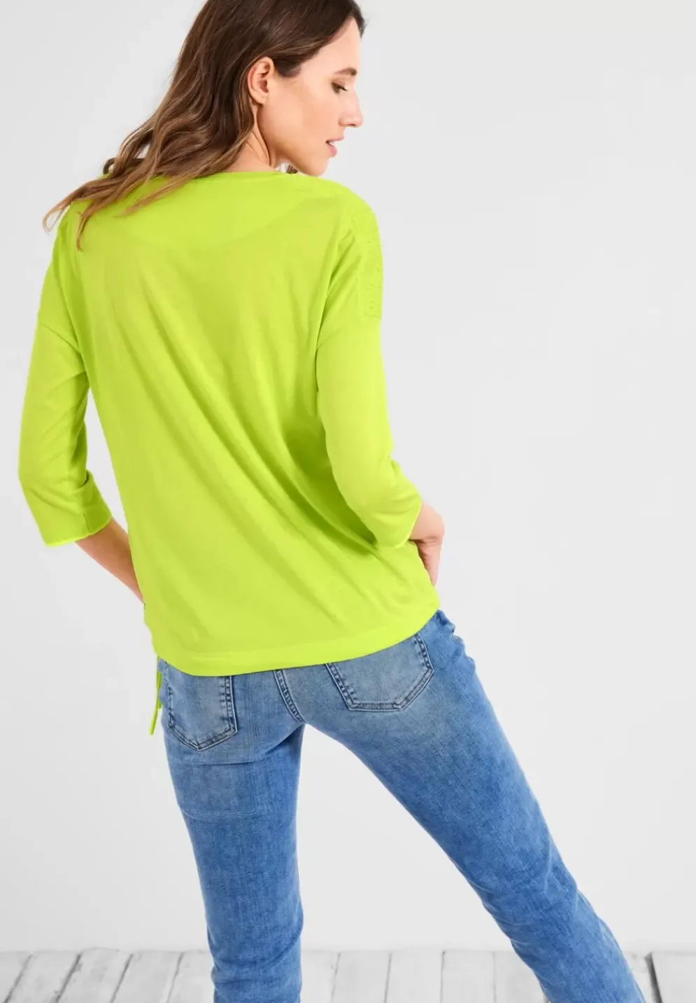 Shirt Mit 3/4 Armel
