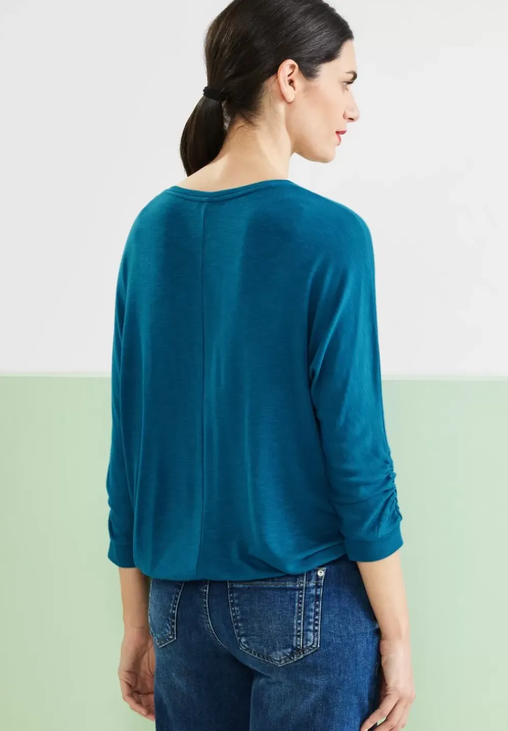 Shirt Mit 3/4-Armeln