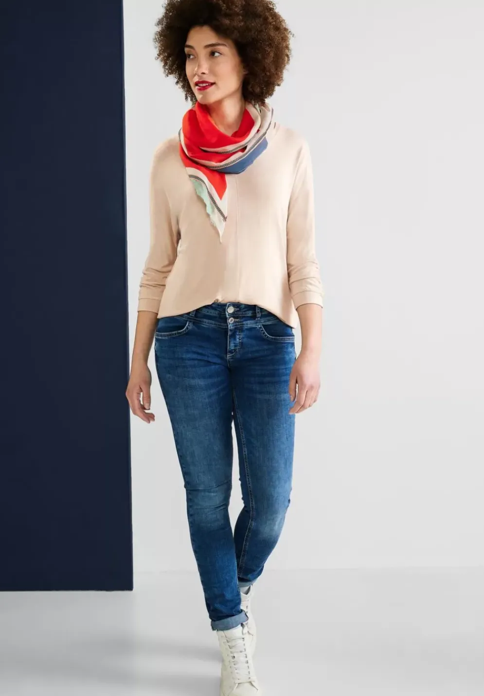 Shirt Mit 3/4-Armeln